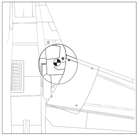 HORIZON EFL01450 F 14 Tomcat Twin 40mm EDF- Center of GravityHORIZON EFL01450 F 14 Tomcat Twin 40mm EDF- Center of Gravity