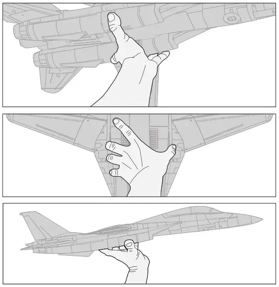 HORIZON EFL01450 F 14 Tomcat Twin 40mm EDF- Hand Launching