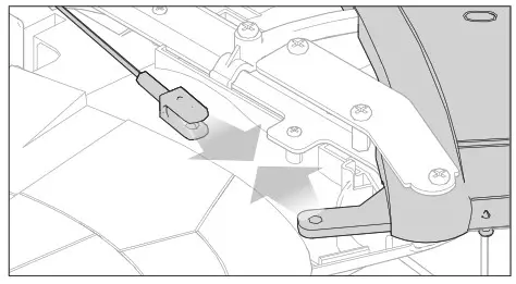 HORIZON EFL01450 F 14 Tomcat Twin 40mm EDF- Swing Wing Linkage 2