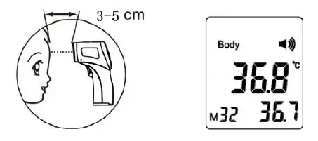 Shenzhen Belter Health Measurement Analysis Technology TE-79 Infrared Forehead Thermometer-8