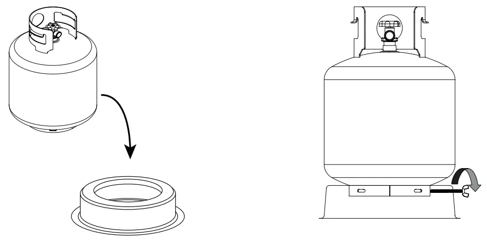 realflame 592LP Riverside 58 Inch Wide Fire Bowl - ASSEMBLY INSTRUCTIONS