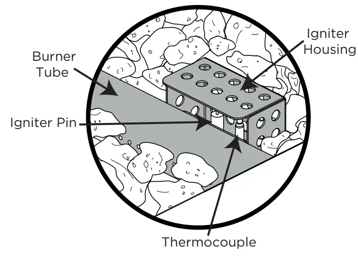 realflame 592LP Riverside 58 Inch Wide Fire Bowl - Not Stay