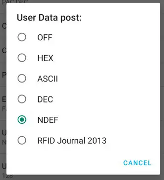 SERiALiO idChamp NF4x Wireless RFID NFC Reader Writer- NDEF data