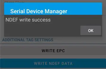 SERiALiO idChamp NF4x Wireless RFID NFC Reader Writer- NFC tag