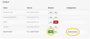 Configuring Output to the BMS