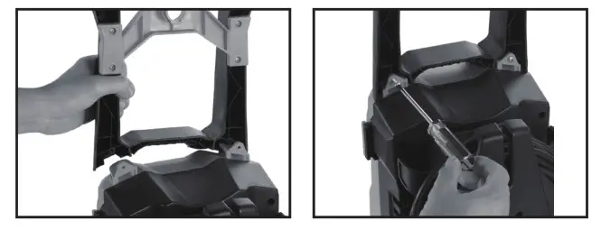 Assembling the Pressure Washer Handle