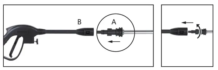 Assembling the spray Gun