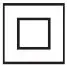 Class II or double insulated Icon