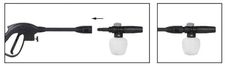 Installing the soap bottle