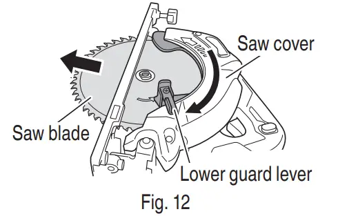 metabo HPT C18DBAL Cordless Circular Saw - fig12