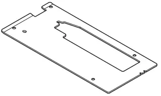 metabo HPT C18DBAL Cordless Circular Saw - plate