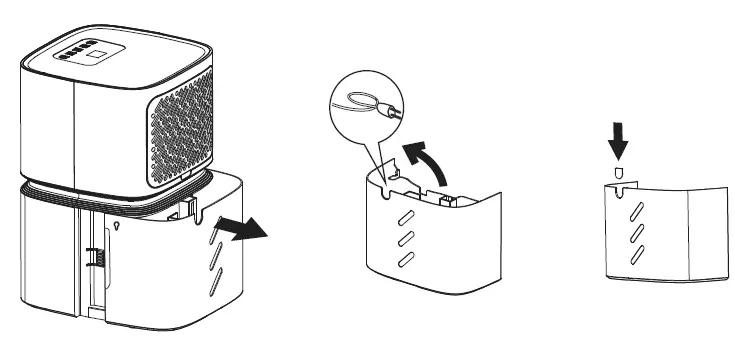 perfect aire 1PAD8 8-Pint Dehumidifier fig 4