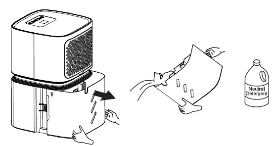 perfect aire 1PAD8 8-Pint Dehumidifier fig 7