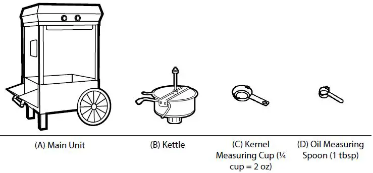NOSTALGIA NKPTT25BG 2.5 Oz. Kettle Popcorn Maker 2