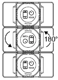 Schneider 41E10PBSWM-VW Iconic Push Button Wiser Electronic Switch 1