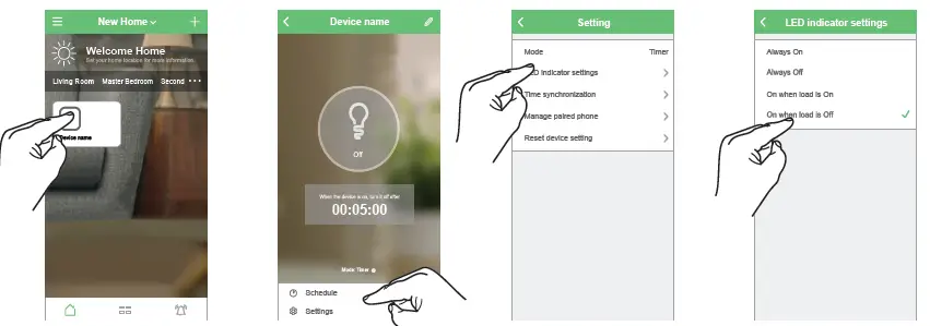 Schneider 41E10PBSWM-VW Iconic Push Button Wiser Electronic Switch 11