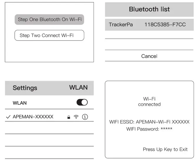 apeman E10W Trail Camera - app