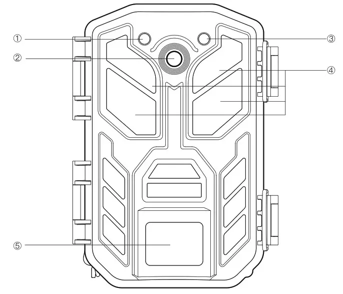 apeman E10W Trail Camera - camera overview