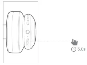 Pair and connect the headphone