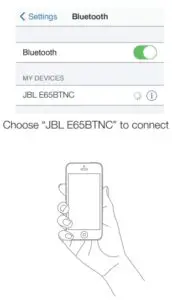 Connect to bluetooth device