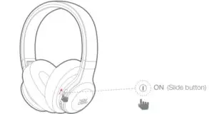 Turn on the headphone