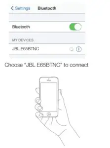 Connect to Bluetooth device