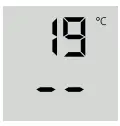 Temperature display
