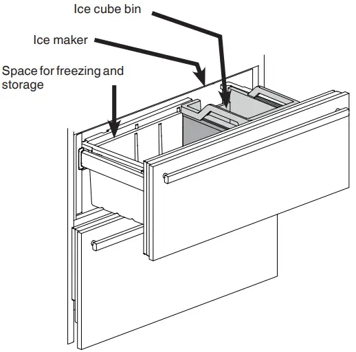 Freezer compartment description