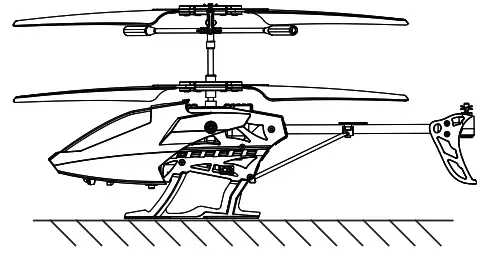 REELY 2282651 3 CH Helicopter 2.4 GHz RtF - Taking off