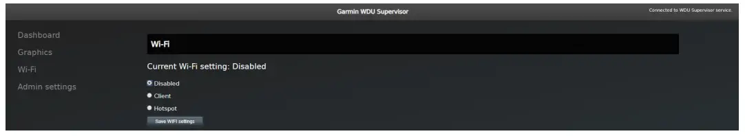 EmpirBus NXTWDU Web Display Unit - Wi Fi Settings