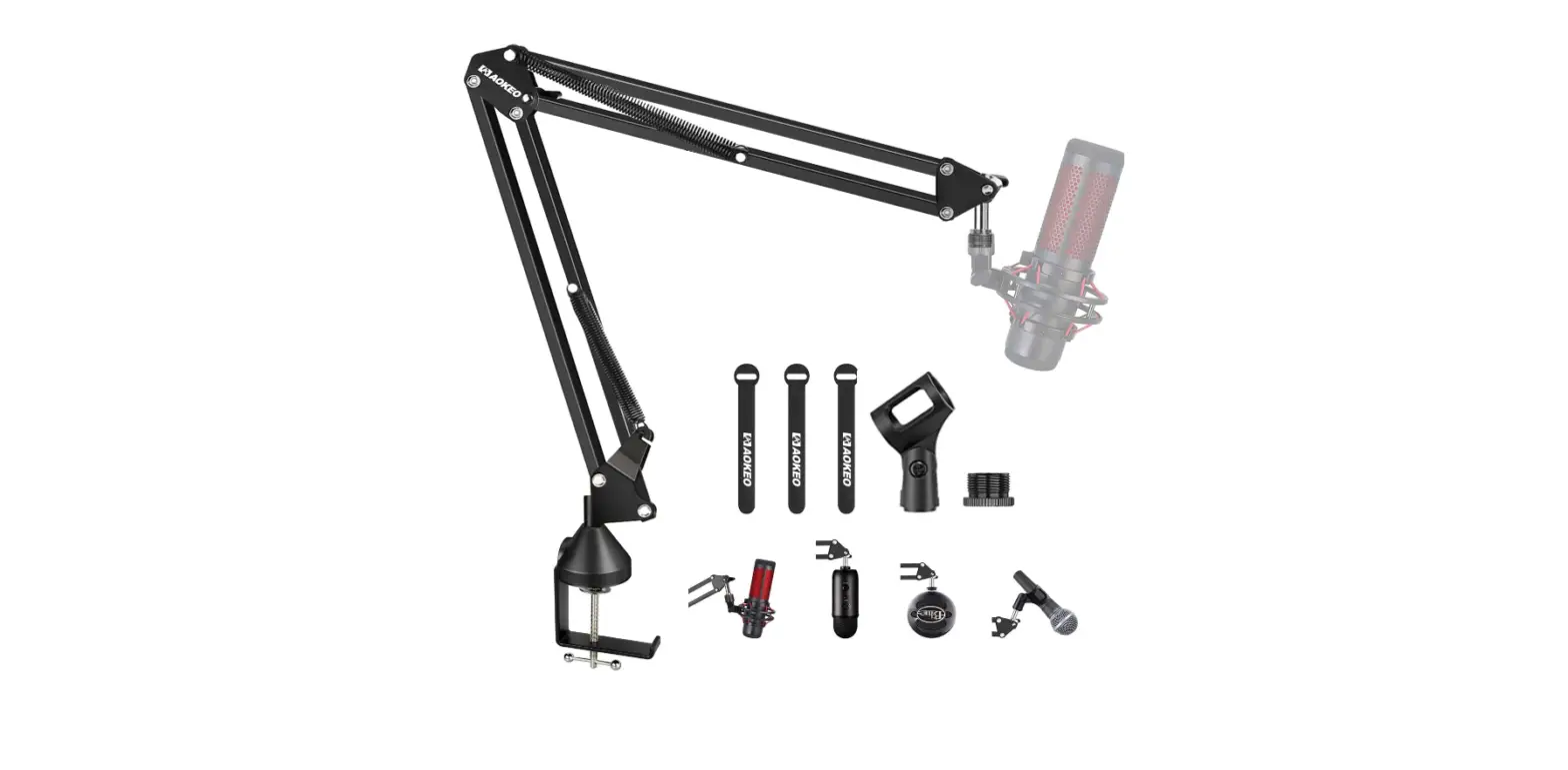 Aokeo Ak-35 Microphone Stand Desk Adjustable Compact Microphone Suspension Boom Scissor Arm Stand-complete Features/instruction Manual Aokeo Ak-35 Microphone Stand Desk Adjustable Compact Microphone Suspension Boom Scissor Arm Stand-complete Features/instruction Manual