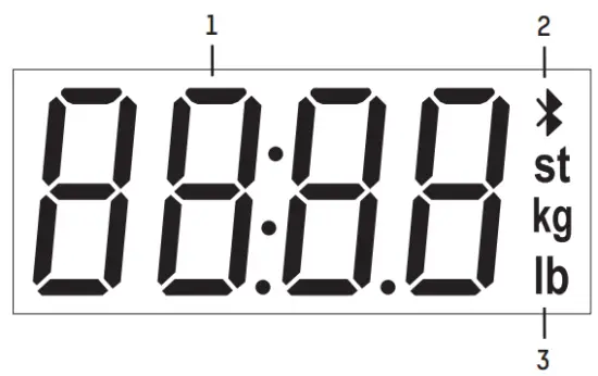 TAYLOR 5297054 Scale Smart with Body Fat - readout L