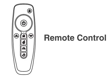 TURBRO EF26 Eternal Flame - Remote Control