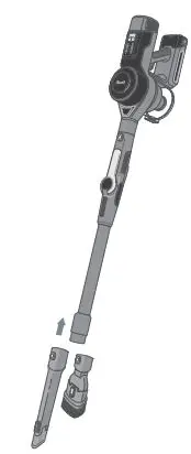 levoit LSV-VF401-AUSR VortexIQ 40 Flex Cordless Stick Vacuum 8
