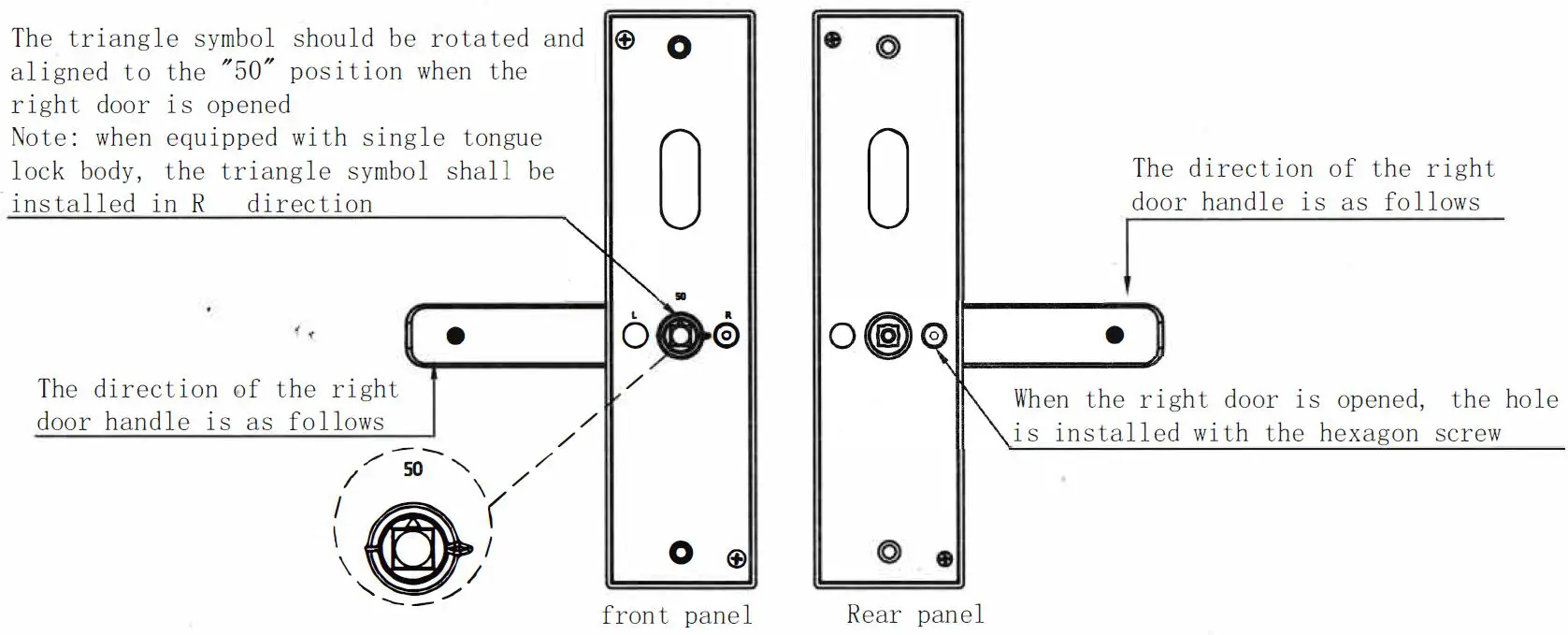 CROTONE MAA-F005 Door Lock-FIG7