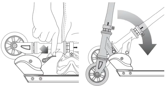 Razor Turbo A Electric Scooter - Scooter 2