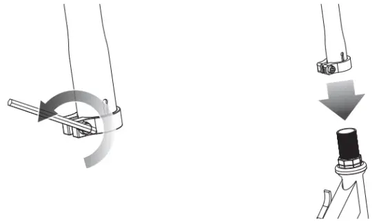 Razor Turbo A Electric Scooter - clamp