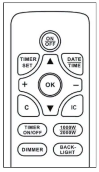 KLARSTEIN 10030743 Fireplace Heater - Remote Operation