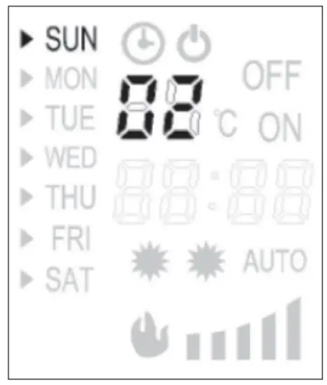 KLARSTEIN 10030743 Fireplace Heater - Timer setting