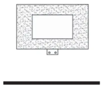 KLARSTEIN 10030743 Fireplace Heater - bottom fixing