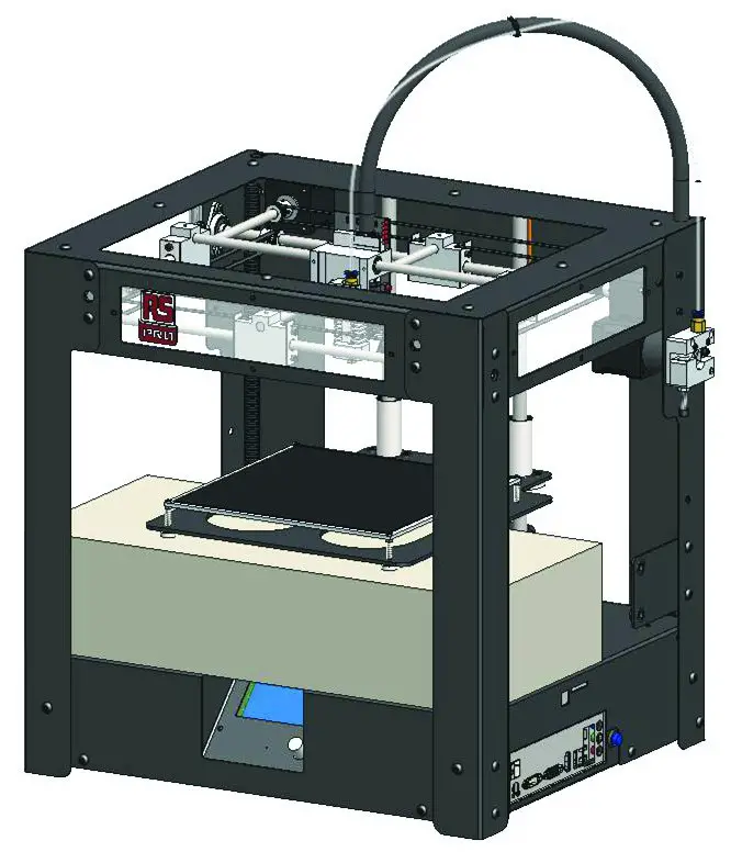 RS PRO iTX PC 3D Printer - Cover