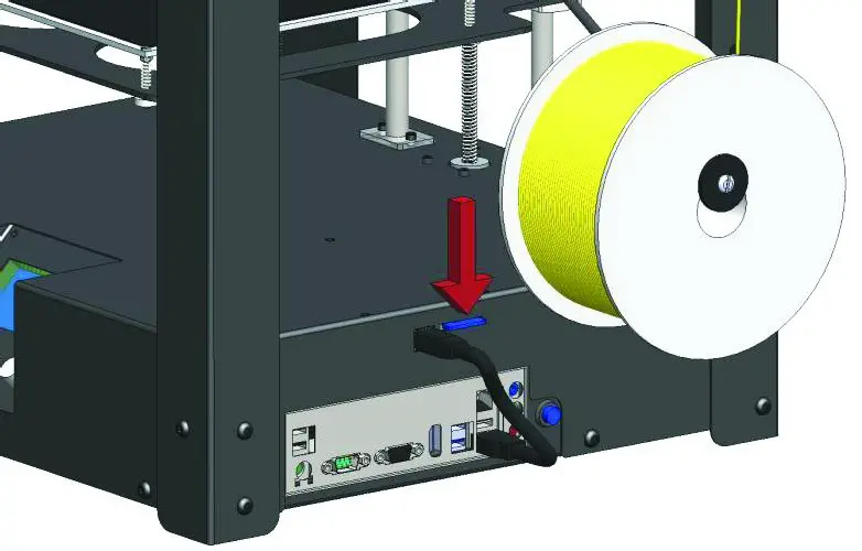 RS PRO iTX PC 3D Printer - LOADING THE FILAMENT 5