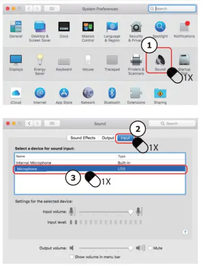 Setting on Apple Mac
