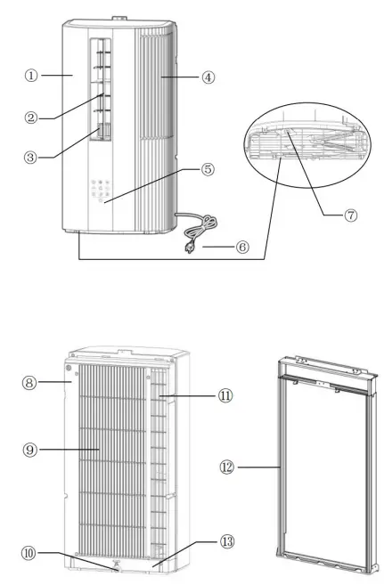 kogan KAVWAC2KYA VERTICAL WINDOW AIR CONDITIONER - OVERVIEW