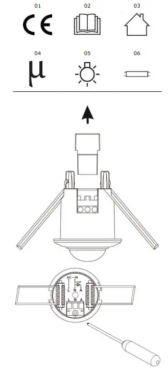 PEREL EMS104 PIR Motion Detector - Product Overview 1