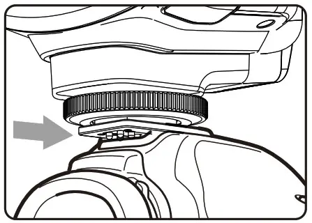 Godox V860II F TTL Pioneering TTL Li ion Camera Flash - Attaching to a Camera 1