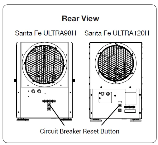SANTA FE ULTRA98120 Ultra Series Ventilating Dehumidifiers fig 8