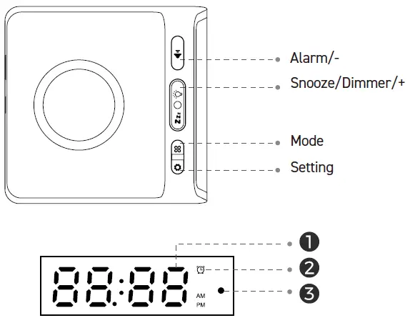 Brookstone-KQI-A16-15W-Wireless-Charger-with-Clock-FIG2