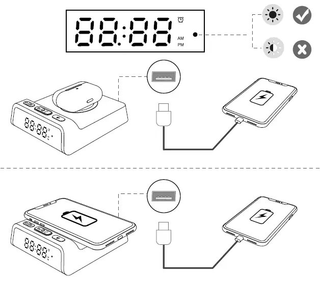Brookstone-KQI-A16-15W-Wireless-Charger-with-Clock-FIG8