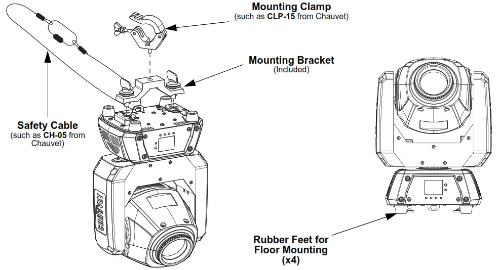 CHAUVET DJ Intimidator Spot 260 Moving Head Light Fixture - CHAUVET DJ Intimidator Spot 260 Moving Head Light Fixture
